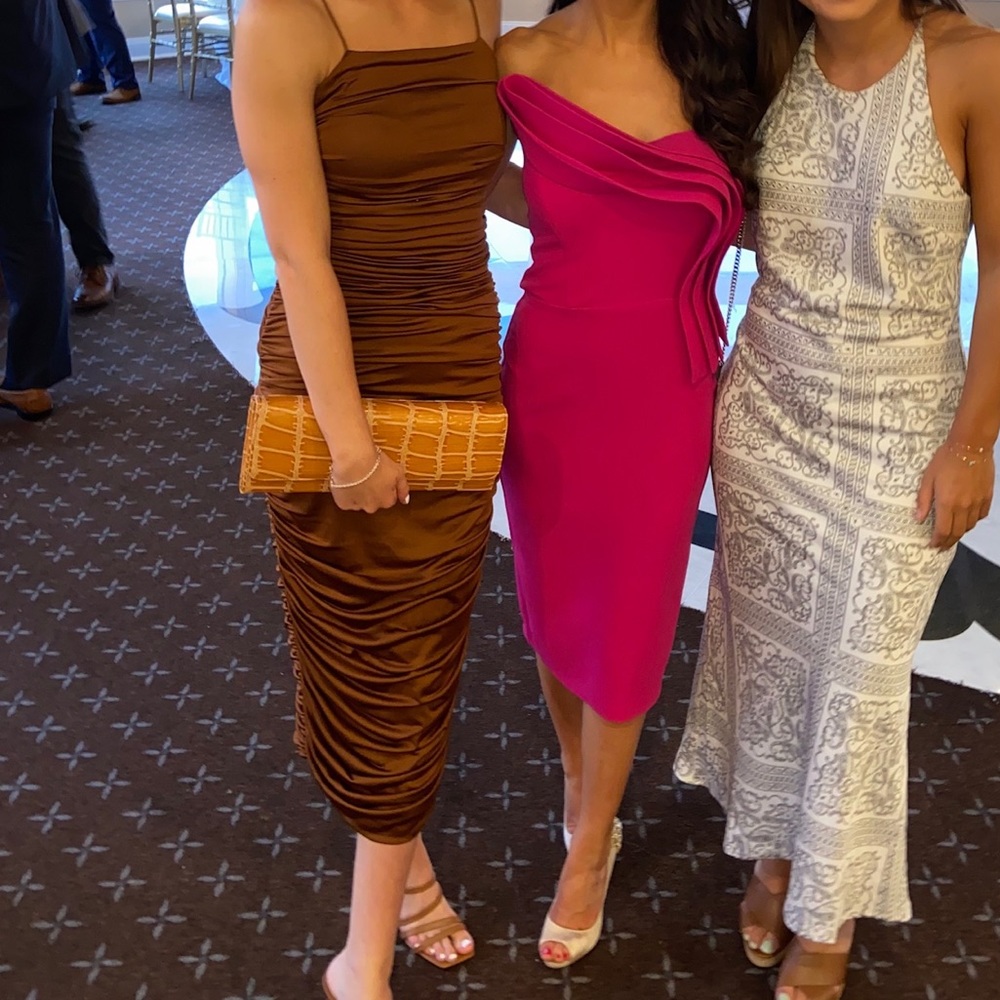 Brown Amazon midi dress